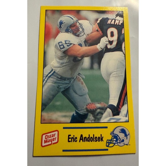 1991 Oscar Mayer Detroit Lions Football Cards Chris Spielman Barry Sanders - Picture 5 of 16